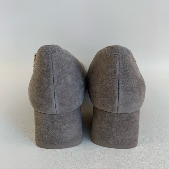 Tory Burch Women's Grey Suede Heels - Picture 3 of 8